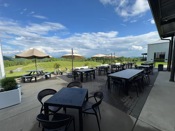 furniture, table, outdoor furniture, outdoor table, chair, restaurant