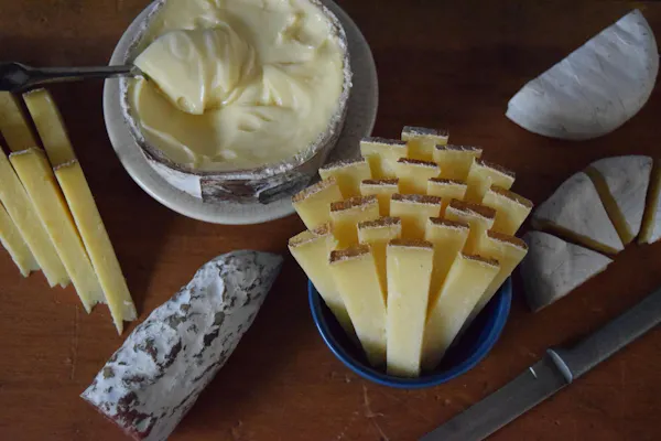 food, ingredient, dairy product, cheese, tableware, cheesemaking