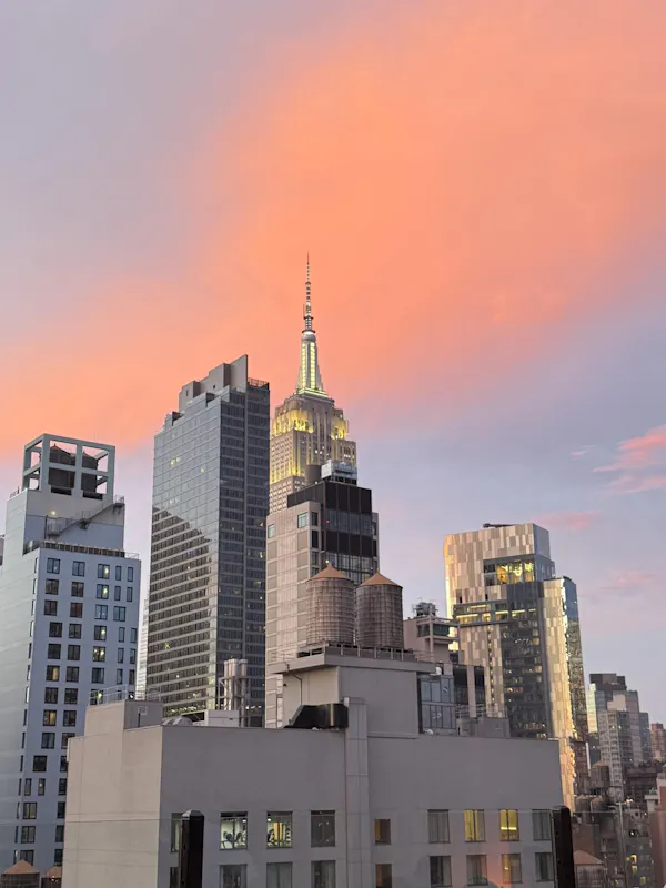 sky, building, skyscraper, urban area, city, daytime