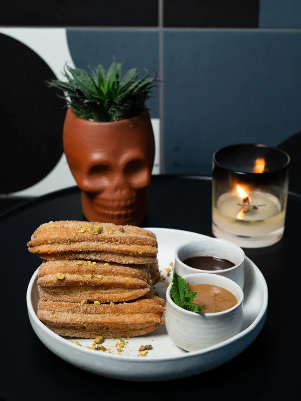 food, tableware, plant, candle, table, ingredient
