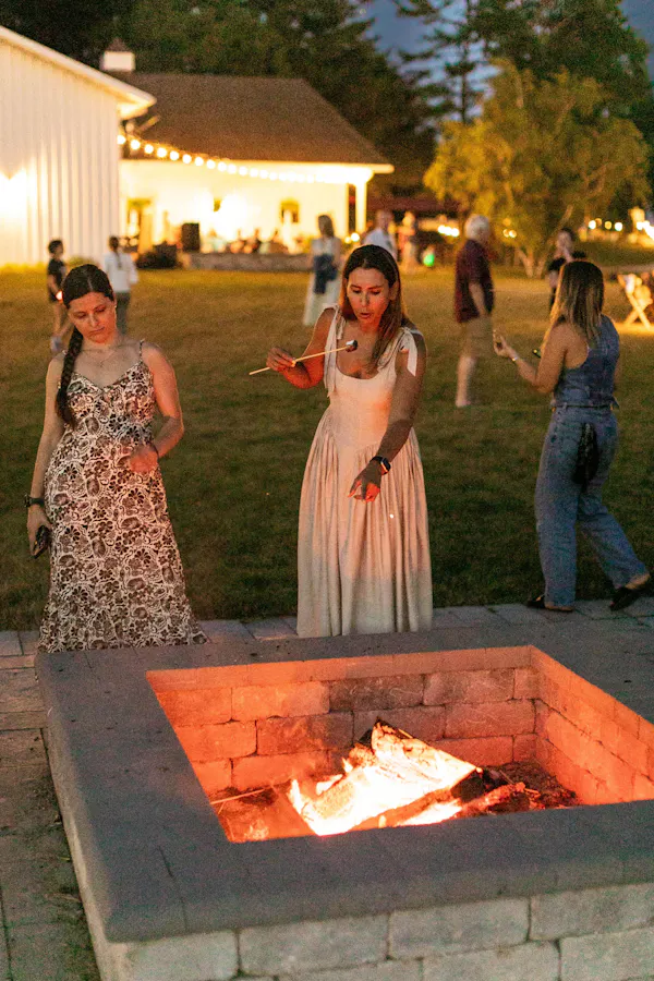 event, dress, recreation, leisure, bonfire, lawn