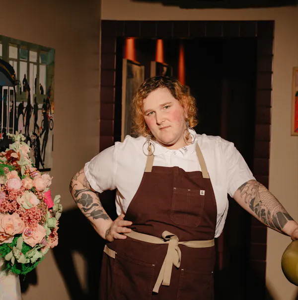 smile, apron, chef, facial hair, happiness, cook