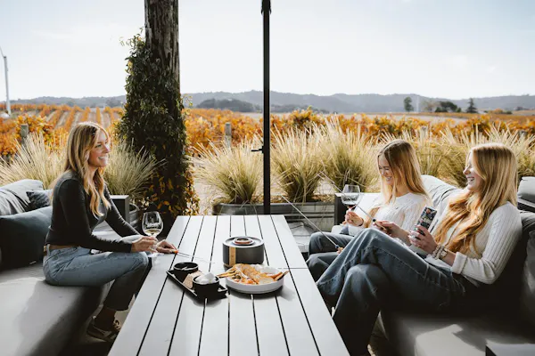 furniture, outdoor furniture, table, sitting, leisure, people in nature