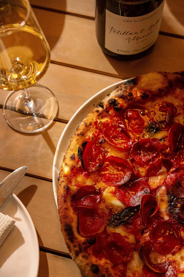 food, tableware, ingredient, pizza, dishware, fast food