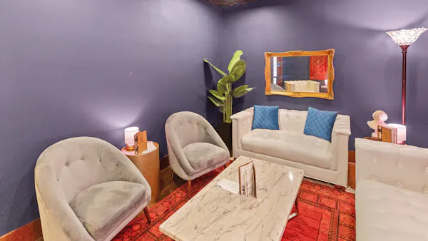 furniture, table, building, comfort, orange, floor