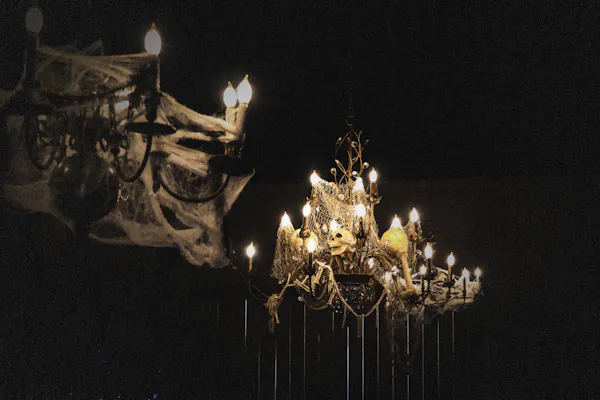 lighting, chandelier, light fixture, night, darkness, electricity