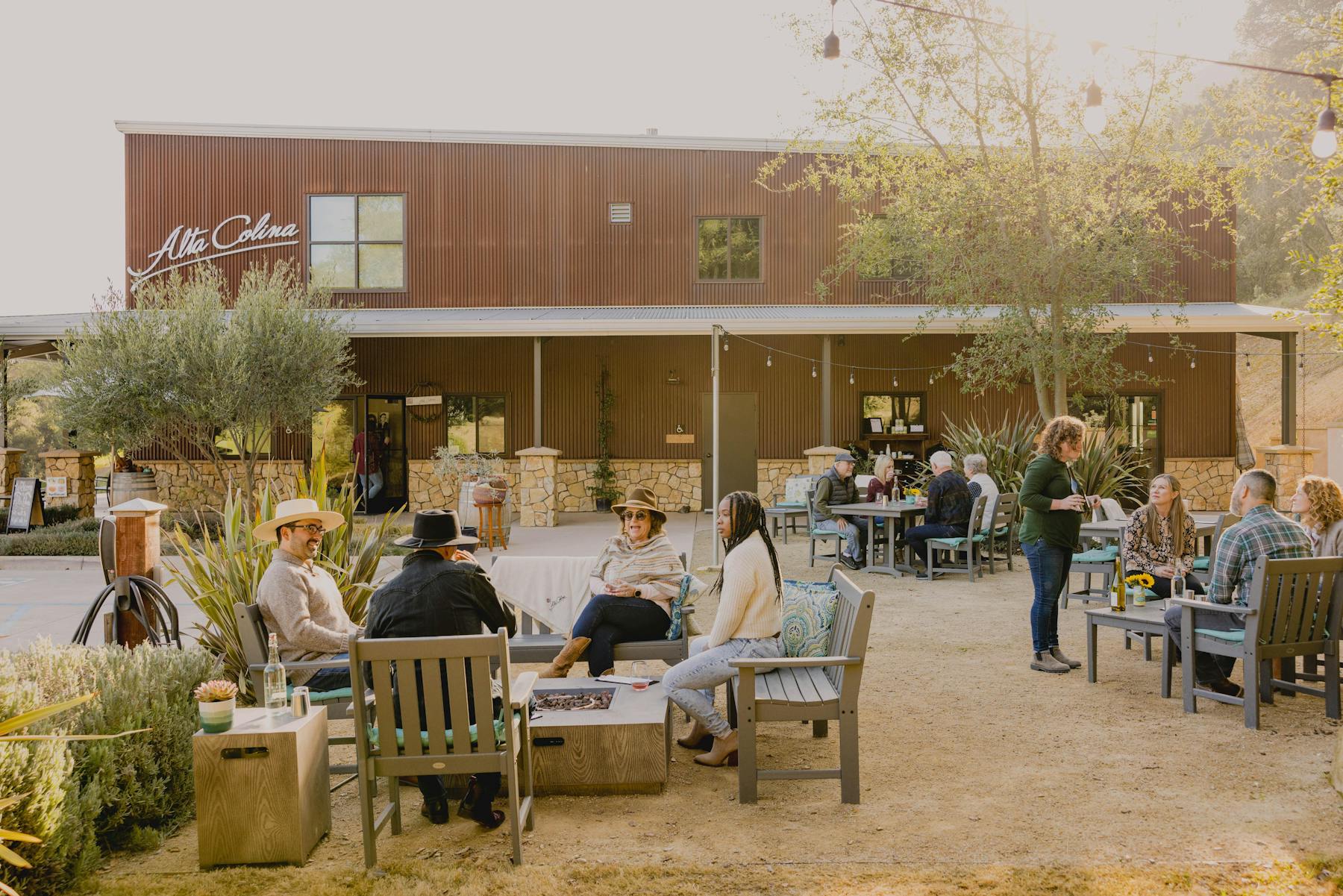 Alta Colina Vineyard & Winery Tasting Room Flight Paso Robles, CA