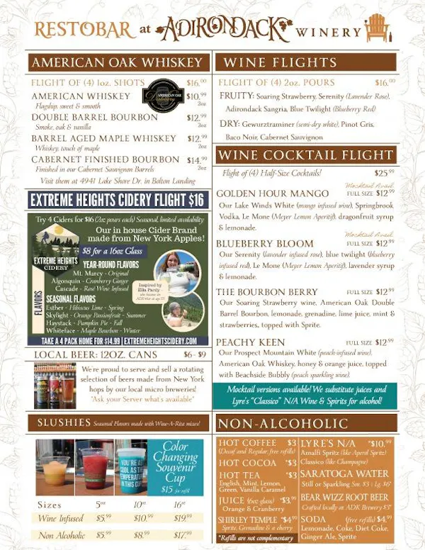 restaurant menu, advertising, poster