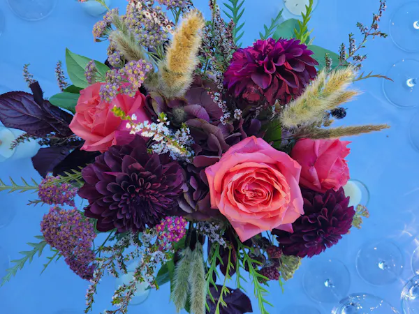 flower, flower bouquet, petal, red, floristry, flower arranging