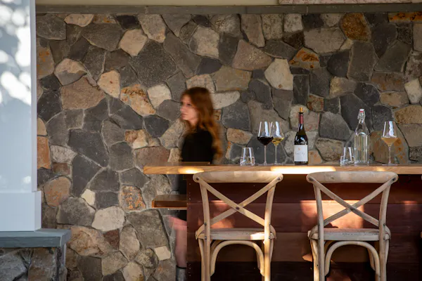 table, furniture, tableware, chair, wood, bottle