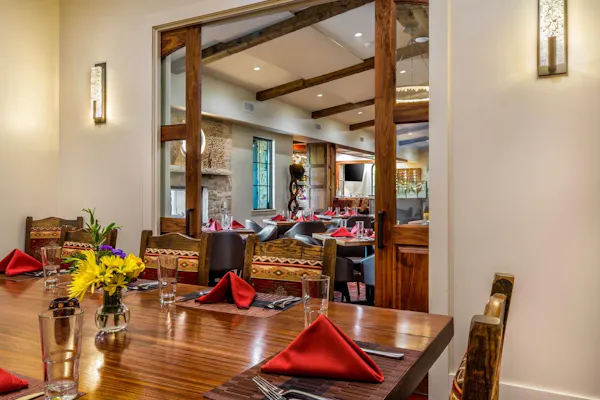 furniture, wood, ceiling, table, flooring, chair