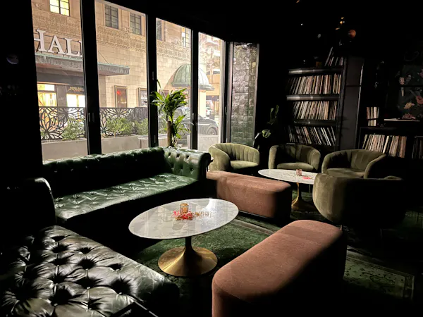 furniture, couch, restaurant, daybed, living room, chair