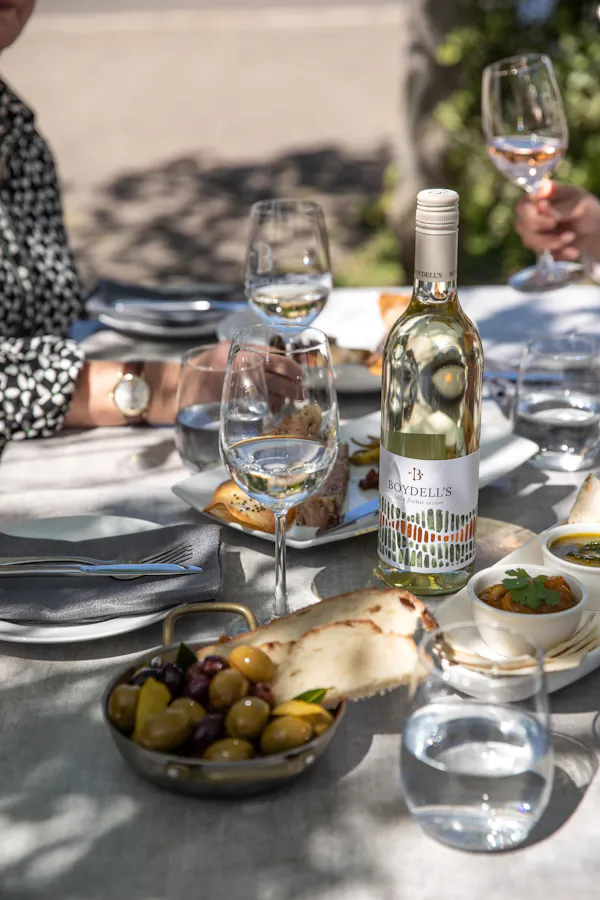 food, tableware, table, bottle, drinkware, stemware