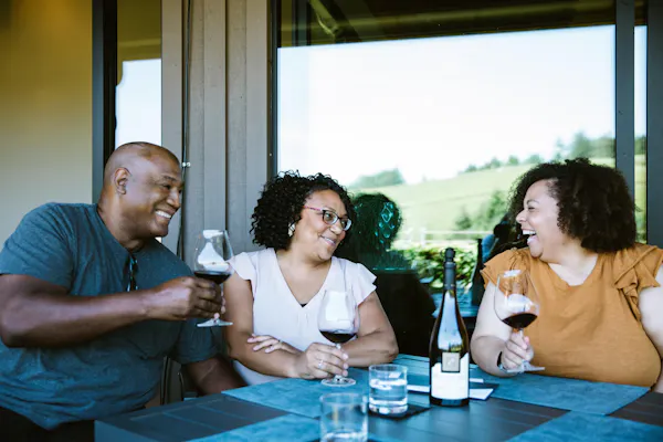 face, table, smile, arm, tableware, water