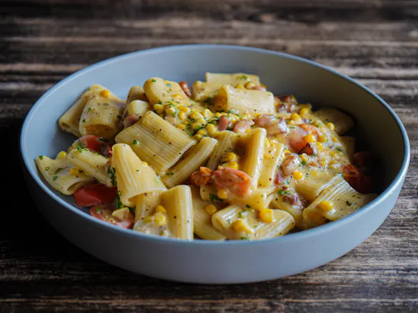 food, pasta, ingredient, rigatoni, al dente, recipe