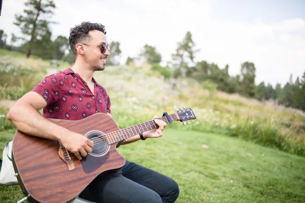 musical instrument, string instrument, chordophone, plucked string instrument, guitar, guitarist