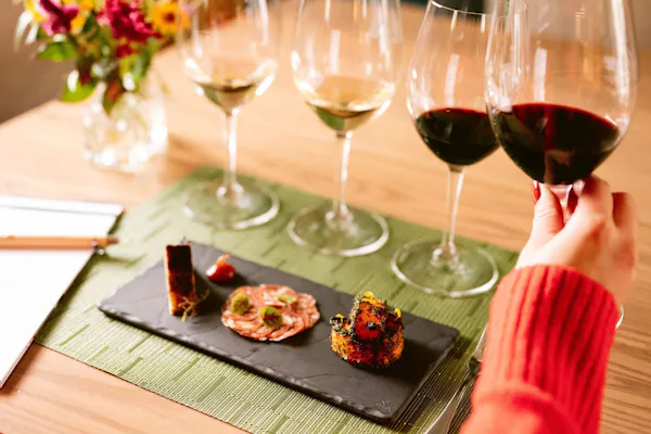 food, tableware, stemware, drinkware, table, wine glass