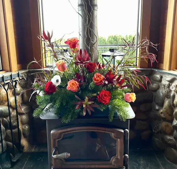 floristry, flower arranging, houseplant, hearth, floral design