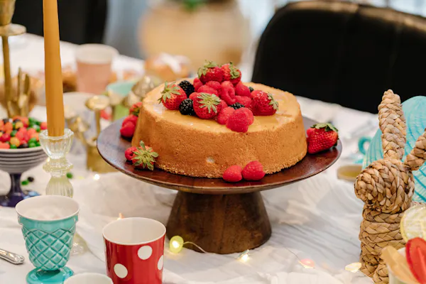 food, cake, tableware, ingredient, fruit, dessert
