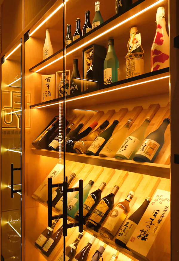 alcoholic drink, bottle, glass bottle, liquor, wine rack, shelving