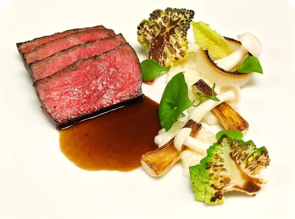 dish, food, cuisine, tataki, ingredient, flat iron steak