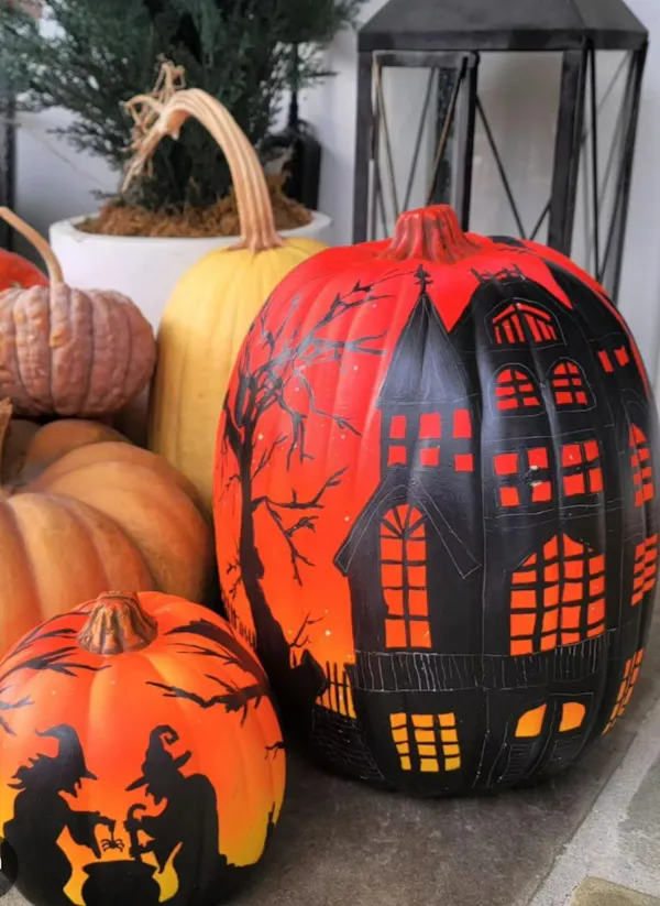 orange, vegetable, pumpkin, produce, event, calabaza