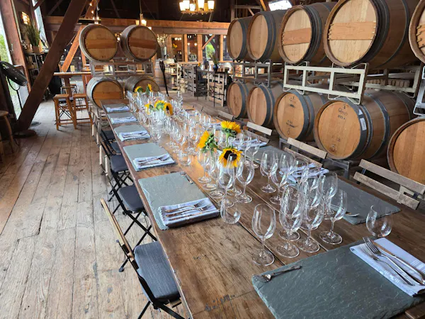 wood, furniture, table, restaurant, winery, barrel
