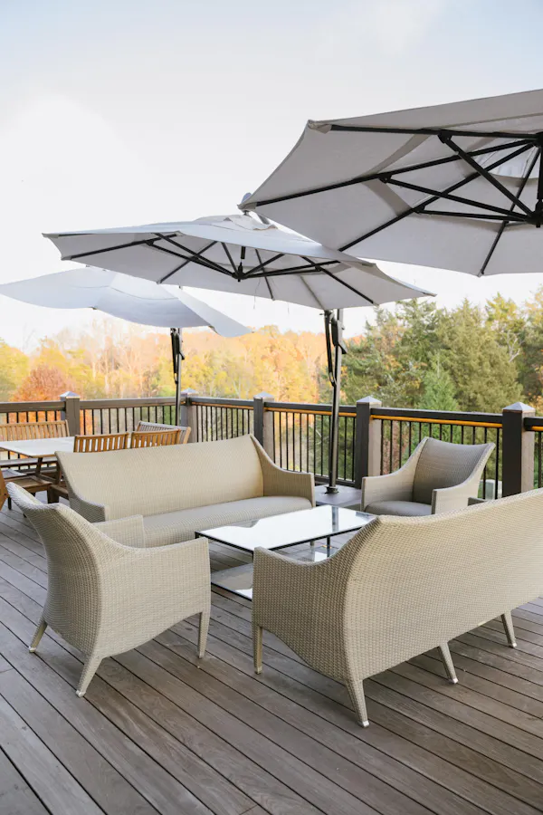 furniture, outdoor furniture, chair, table, outdoor table, grey