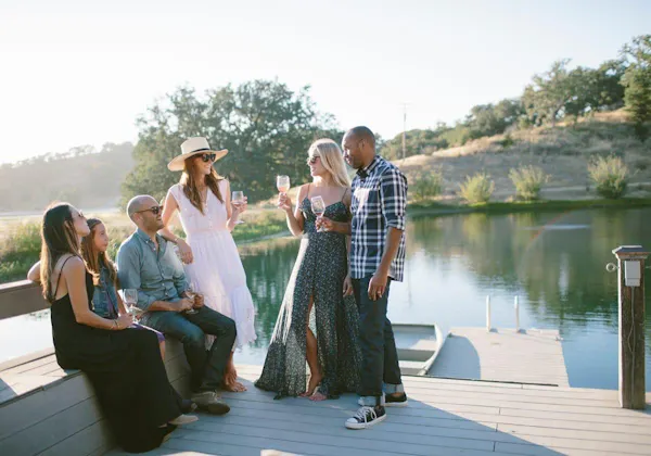 dress, summer, people in nature, leisure, happiness, lake
