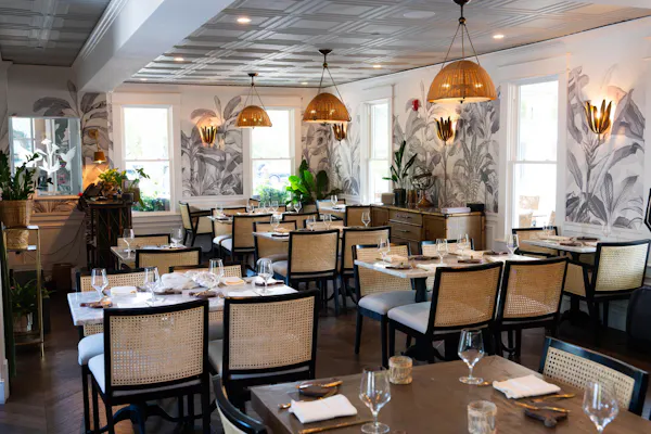 furniture, chair, table, restaurant, kitchen & dining room table, ceiling