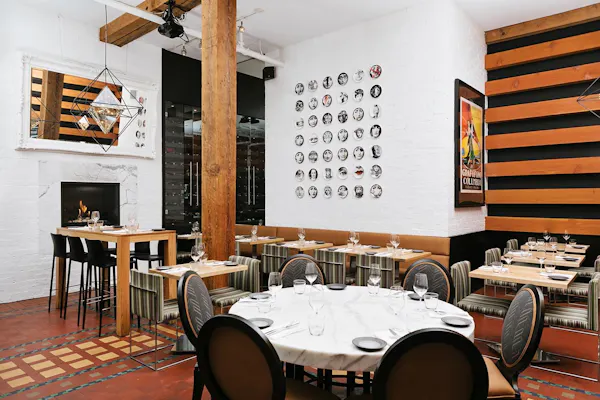 furniture, restaurant, chair, wood stain, light fixture, varnish