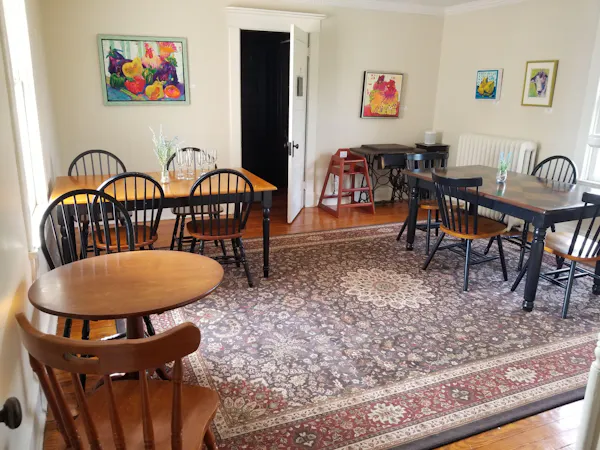 furniture, flooring, floor, wood, table, chair