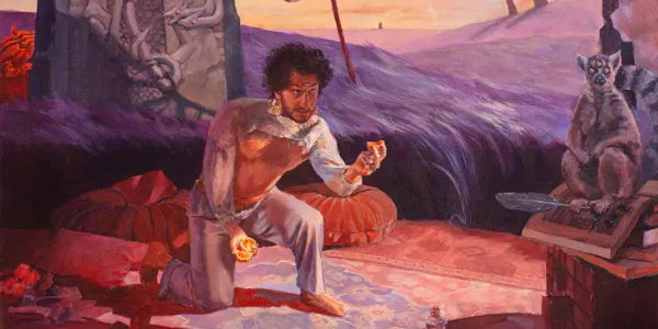 visual arts, painting, beard, animation, fiction