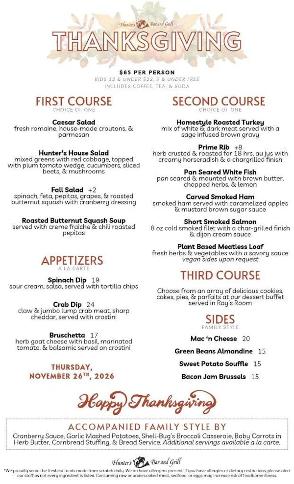 font, restaurant menu