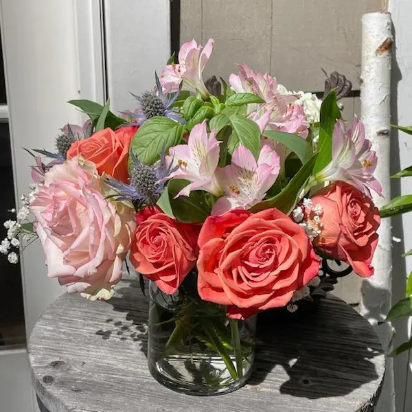 flower, flower bouquet, petal, red, floristry, flower arranging