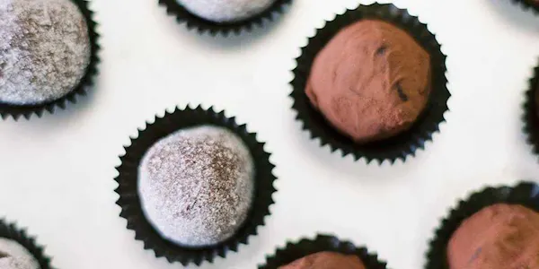 food, ingredient, bourbon ball, dessert, chocolate truffle, chocolate