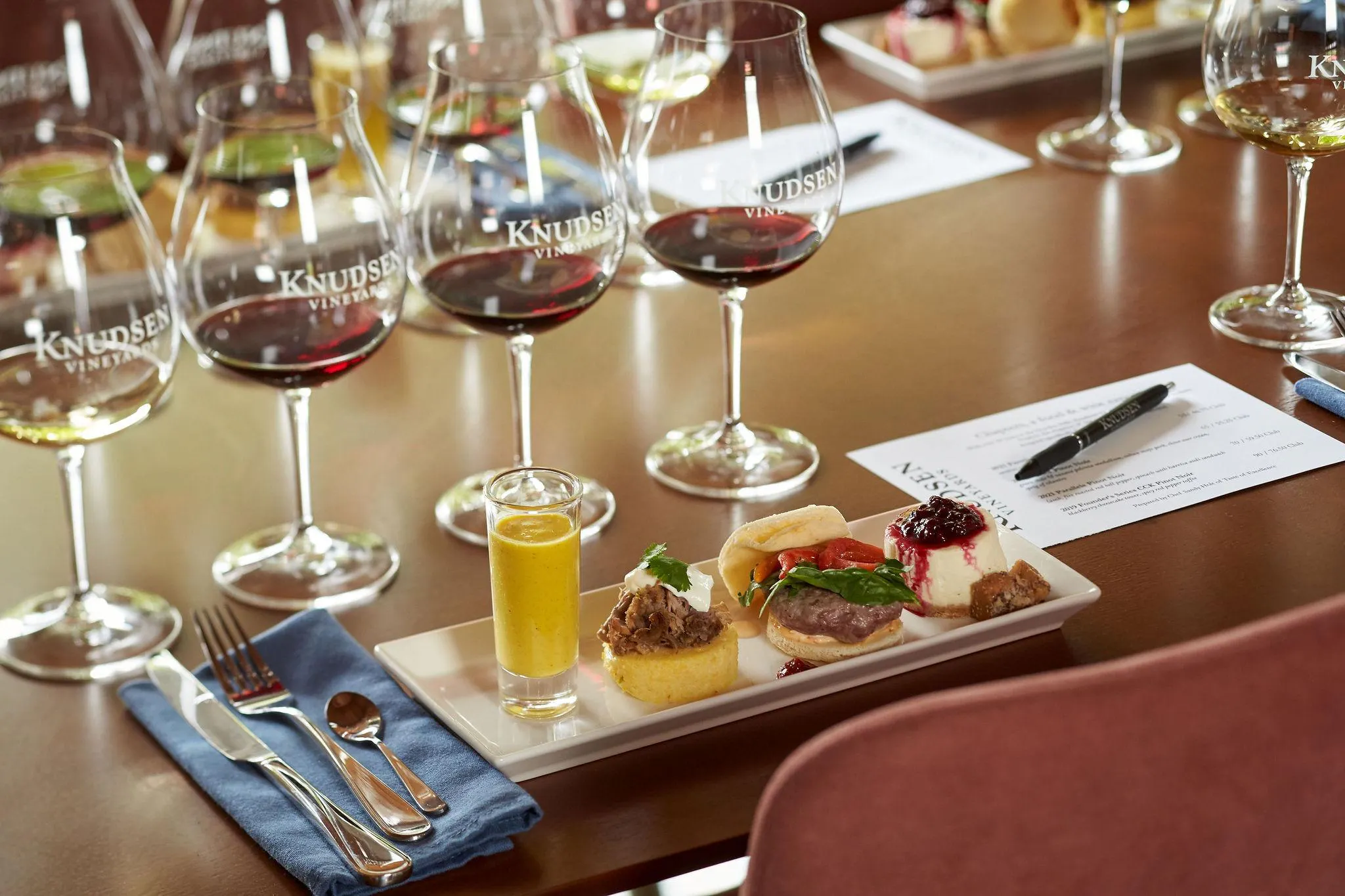Knudsen Vineyards - Chapters, a food & wine experience - Dundee, OR | Tock