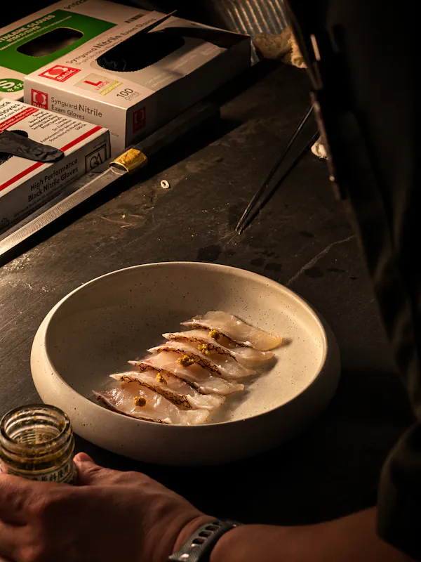 food, serveware, dishware, nail, seafood