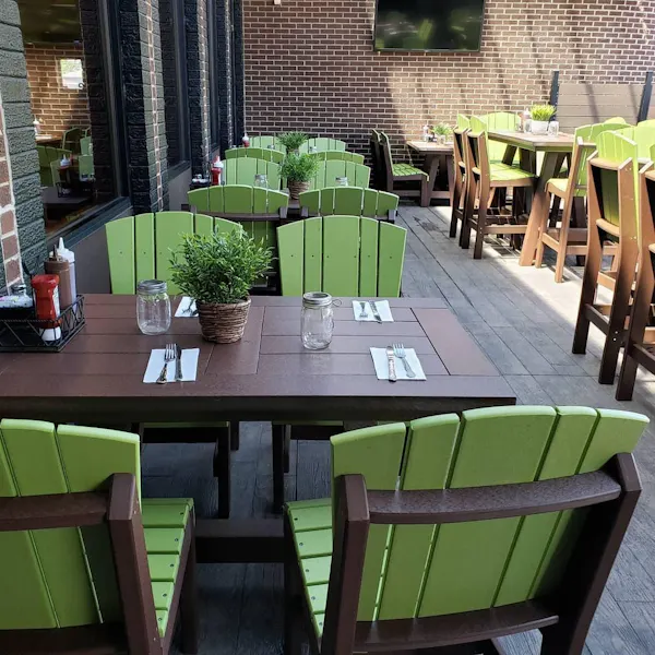 table, furniture, property, green, plant, chair