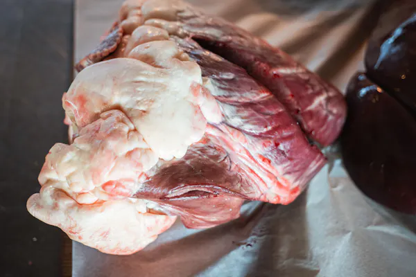 meat, food, flesh, heart, animal fat, red meat
