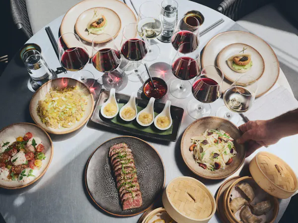food, tableware, ingredient, dishware, table, plate