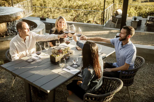 furniture, table, tableware, outdoor furniture, outdoor table, chair