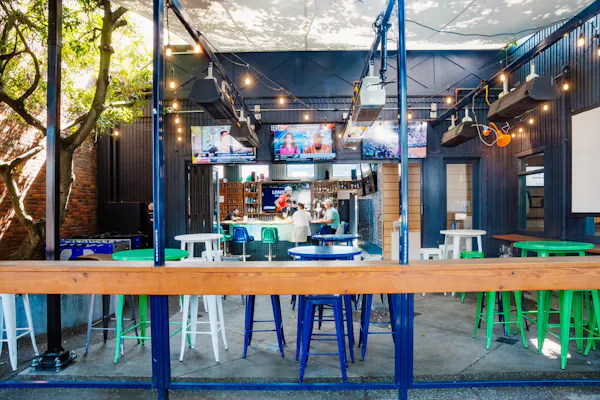 chair, restaurant, outdoor table, bar