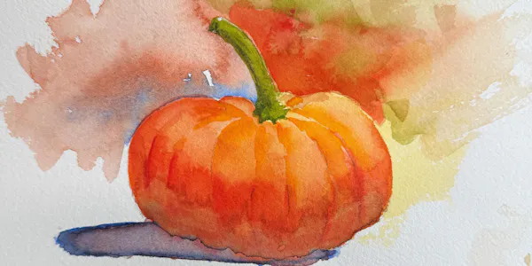 orange, watercolor painting, produce, art paint, paint, fruit