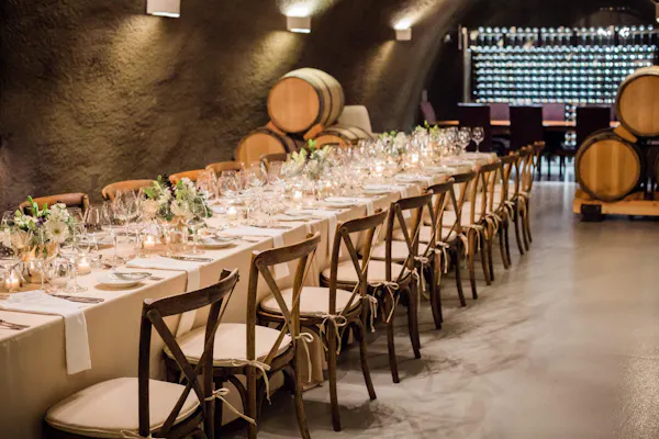 furniture, table, restaurant, wine cellar, chair, winery