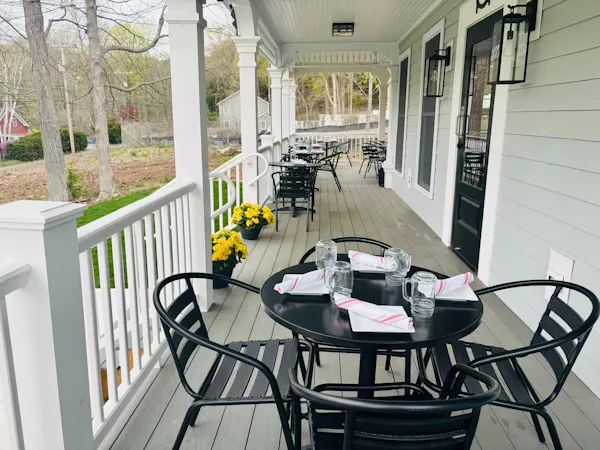 furniture, chair, wood, porch, outdoor furniture, table