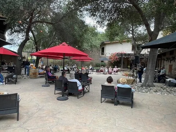 furniture, outdoor furniture, outdoor table, chair, shade, umbrella