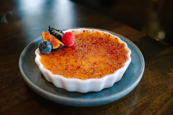 food, ingredient, tableware, crème brûlée, dessert, recipe