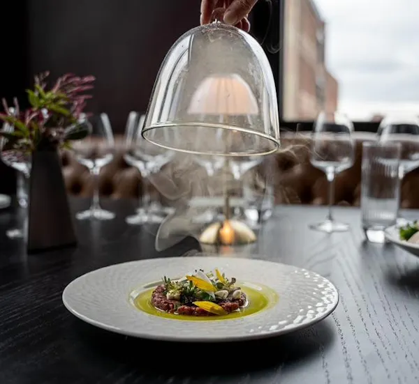 tableware, serveware, dishware, food, plate, restaurant