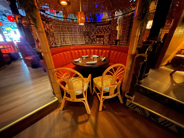 lighting, orange, wood stain, restaurant, light fixture, varnish